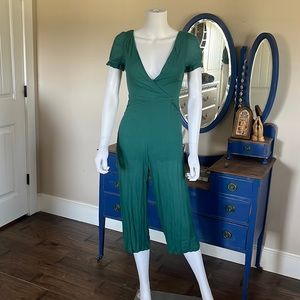*NWT* Sage The Label Green Low Cut Jumpsuit